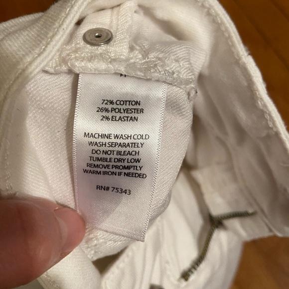 Kenar | White Cotton Jeans | Size 6 - Picture 4 of 4